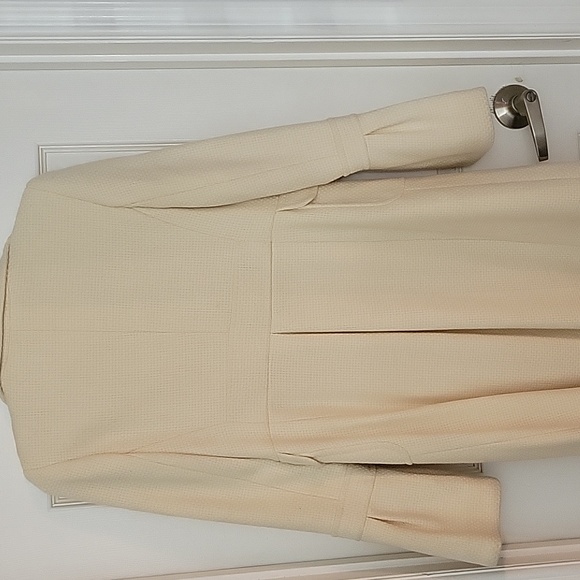 IVORY COLOURED LONG COAT - Picture 6 of 6